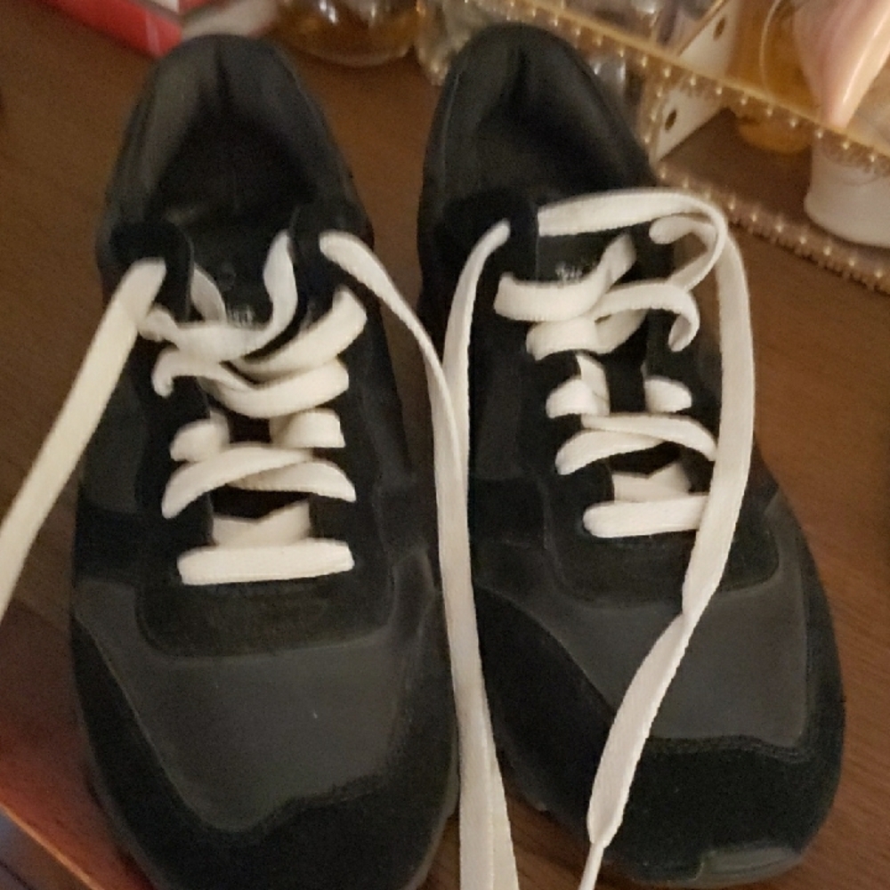 Black and White Sneakers